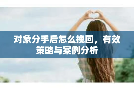 对象分手后怎么挽回，有效策略与案例分析