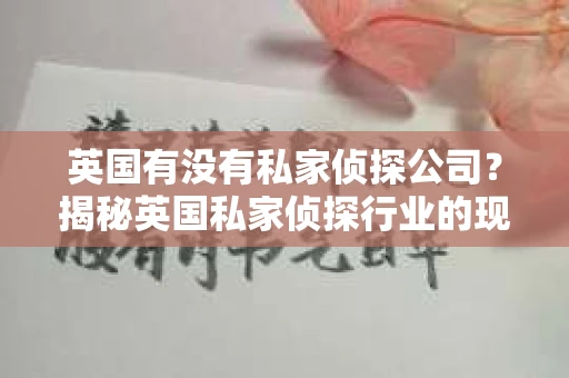英国有没有私家侦探公司？揭秘英国私家侦探行业的现状