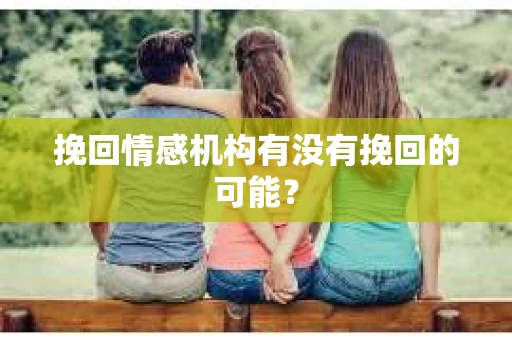 挽回情感机构有没有挽回的可能？