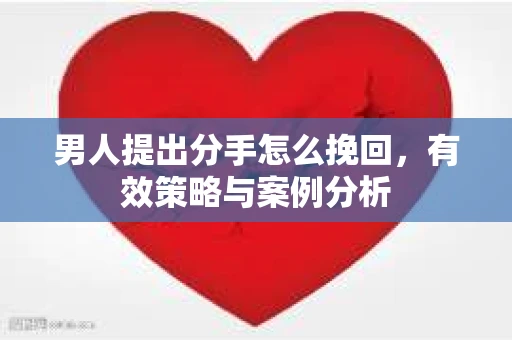 男人提出分手怎么挽回，有效策略与案例分析