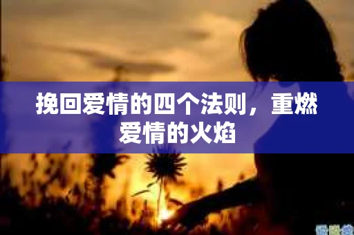 挽回爱情的四个法则，重燃爱情的火焰