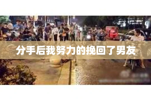 分手后我努力的挽回了男友