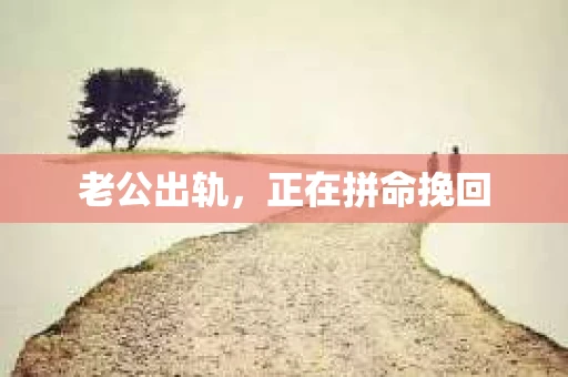 老公出轨，正在拼命挽回