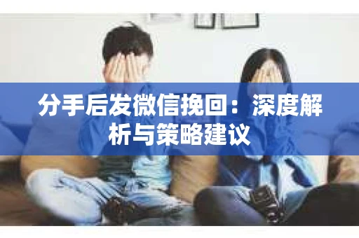 分手后发微信挽回：深度解析与策略建议