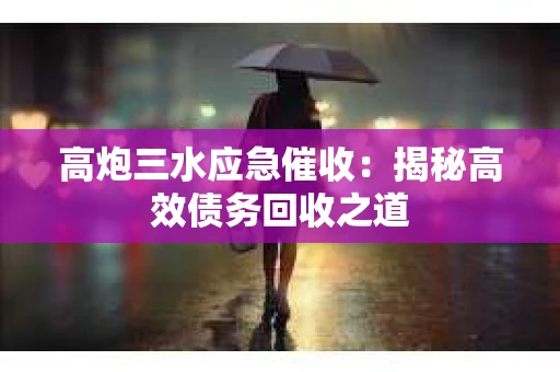高炮三水应急催收：揭秘高效债务回收之道