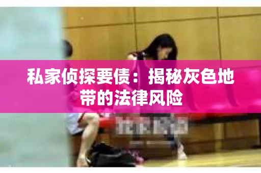 私家侦探要债：揭秘灰色地带的法律风险