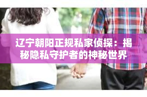 辽宁朝阳正规私家侦探：揭秘隐私守护者的神秘世界