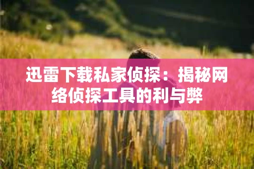 迅雷下载私家侦探：揭秘网络侦探工具的利与弊