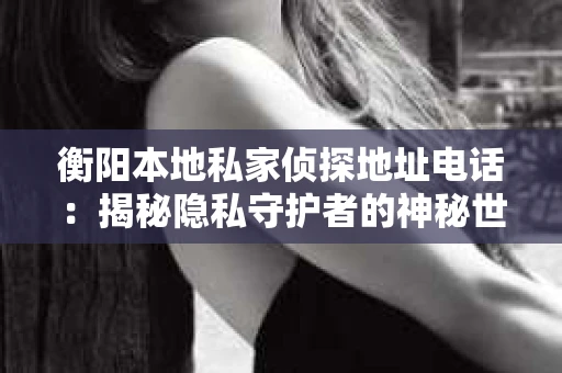 衡阳本地私家侦探地址电话：揭秘隐私守护者的神秘世界