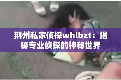 荆州私家侦探whlbzt：揭秘专业侦探的神秘世界