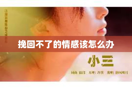 挽回不了的情感该怎么办